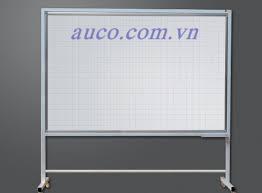 Bảng từ trắng kẻ ô 